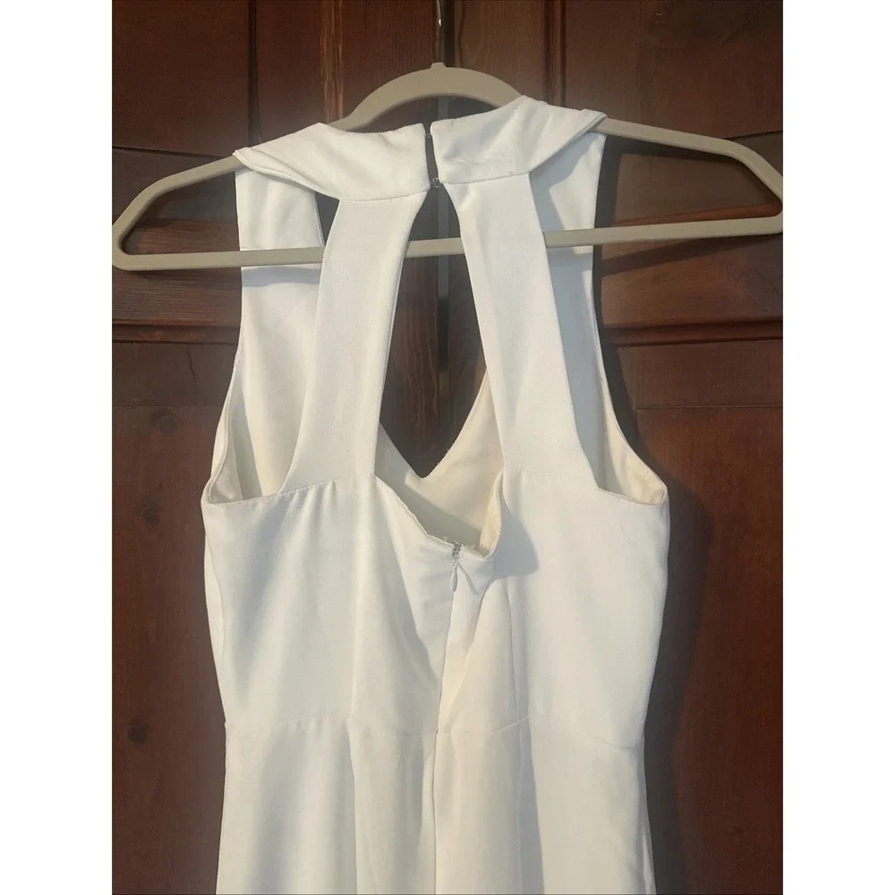Women's BB Dakota White Romper‎ Jumpsuit Size 0 - Bride Wedding Shower